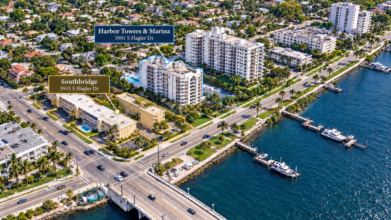 $40M Property Swap Redraws the South Flagler Waterfront Development Map: How the waterfront chessboard changed
