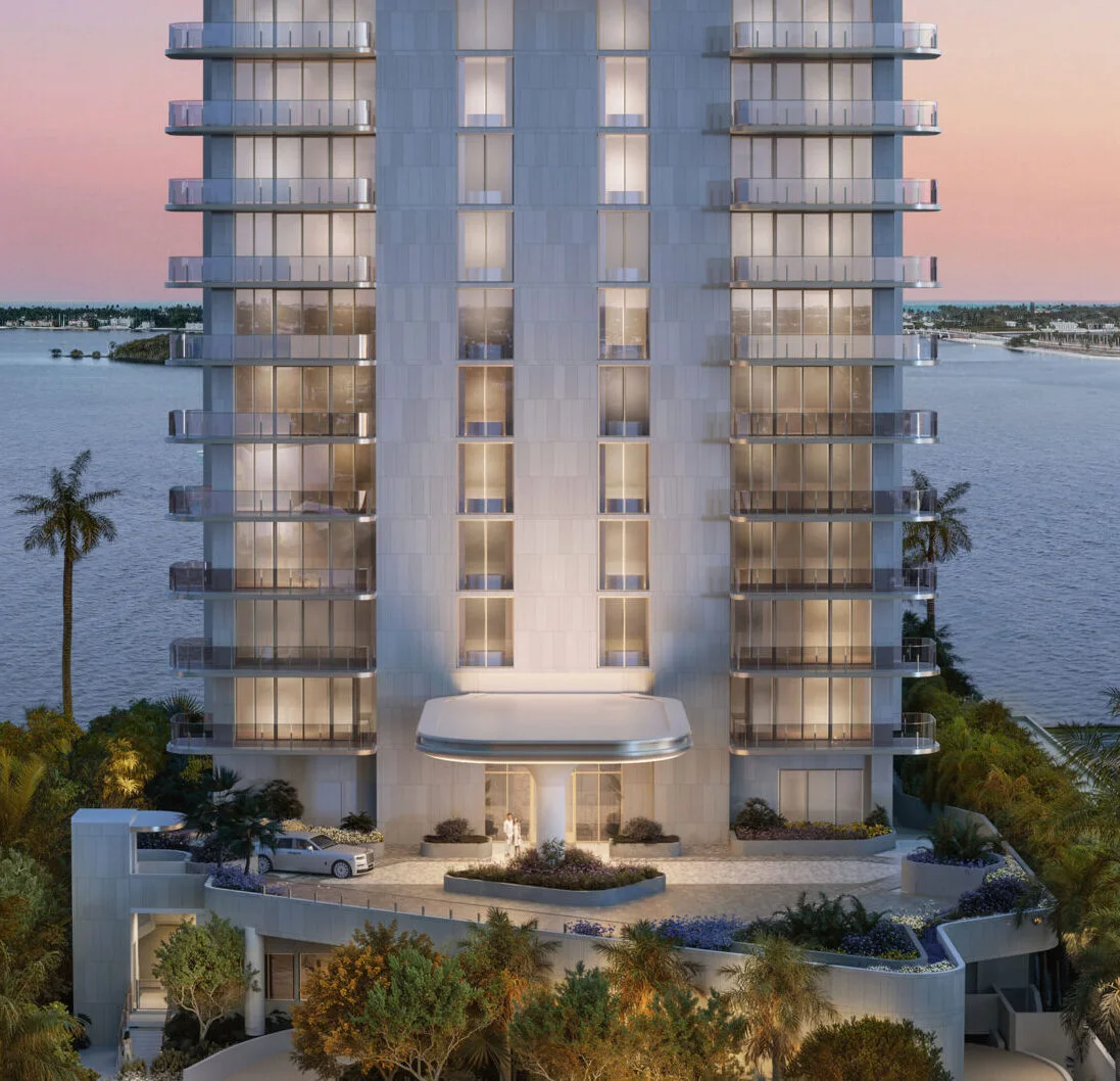 Maison d Or boutique condominium rendering on South Flagler Drive